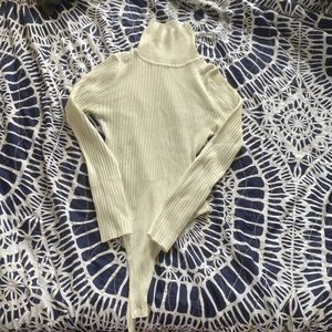 ribbed turtleneck bodysuit from a boutique